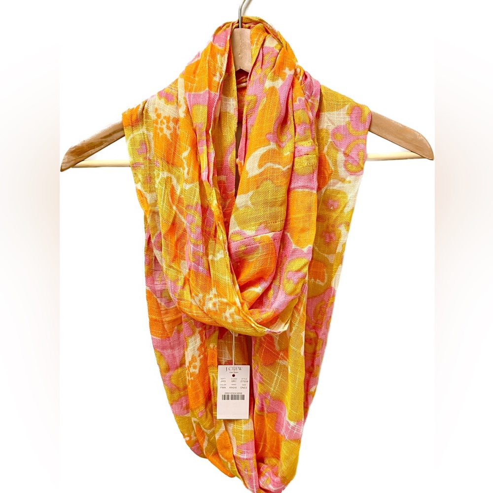 NWT J. CREW Infinity Spring Summer Scarf